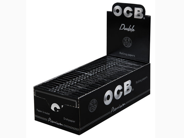 OCB Premium No. 4 Black 25 x 100 Regular Papers