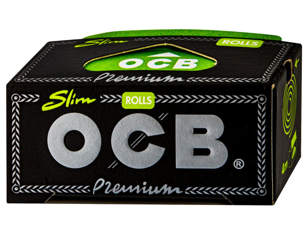 OCB Premium Schwarz 24 x Slim Rolls